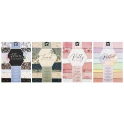 Blok A5 m. 8 designs Pretty in pink 200 gr. 32 s.  